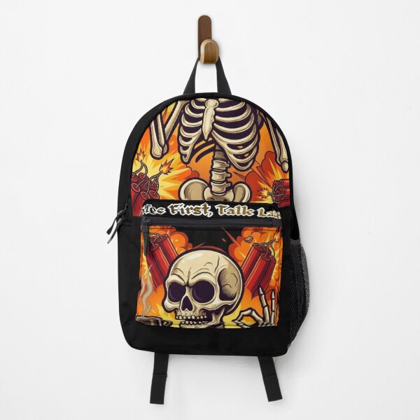 Item preview, ​Coffee First Talk Later Skeleton - Funny Exploding Morning Mood Art designed and sold by thazinart.