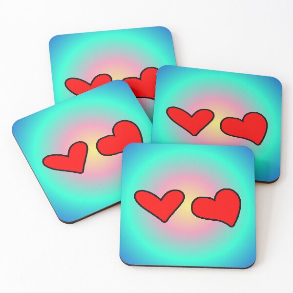 Item preview, Red Hearts Blue Aura Y2K Love Hearts Aesthetic Couple designed and sold by AstronautMerch.
