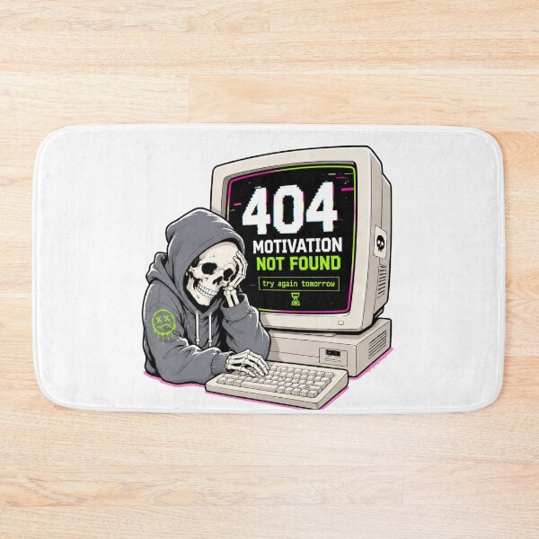 Item preview, 404 Motivation Not Found Computer Design designed and sold by Wolf Creator.