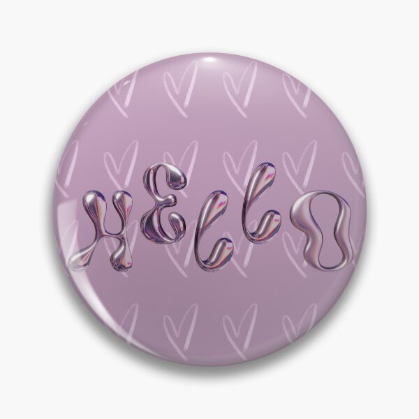 Item preview, Metallic Hello designed and sold by lavender haze.