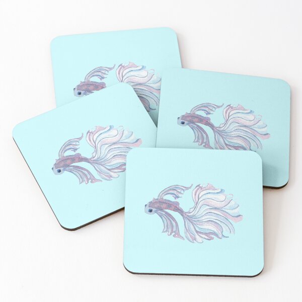 Item preview, Pastel watercolor fish designed and sold by Hymaginaire.
