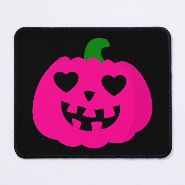 Item preview, pink halloween heart pumpkin jack-o-lantern designed and sold by Gossip Rag.