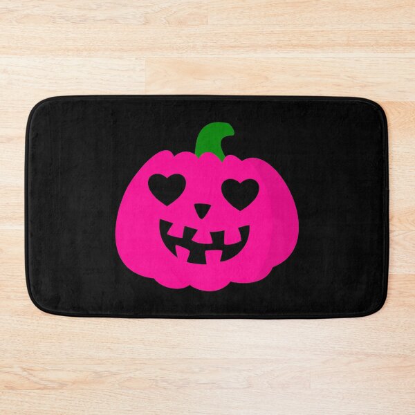 Item preview, pink halloween heart pumpkin jack-o-lantern designed and sold by Gossip Rag.