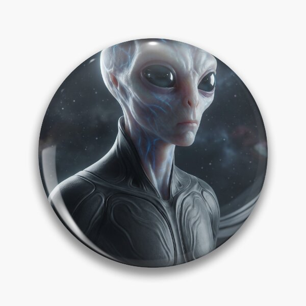 Item preview, Un alienígena humanoide con piel translúcida y pálida designed and sold by yofrex.