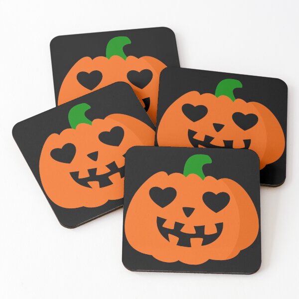Item preview, orange halloween heart pumpkin jack-o-lantern designed and sold by Gossip Rag.