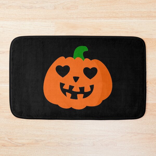 Item preview, orange halloween heart pumpkin jack-o-lantern designed and sold by Gossip Rag.