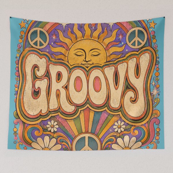 Item preview, Groovy 60s Design designed and sold by Vintage Vibes by Paul Boyer.