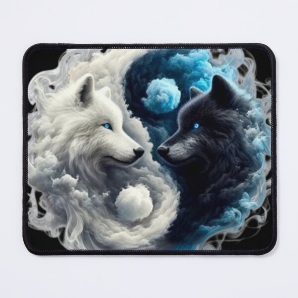 Item preview, Wolf Yin Yang designed and sold by IMOBILYARI.