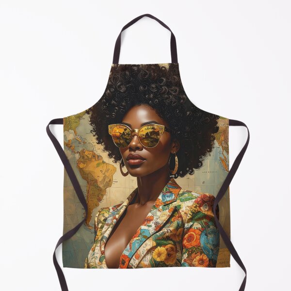 Item preview, Elegant Afro Fashion Woman Portrait designed and sold by BetweenForms.