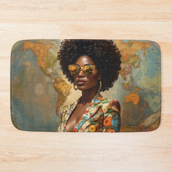 Item preview, Elegant Afro Fashion Woman Portrait designed and sold by BetweenForms.