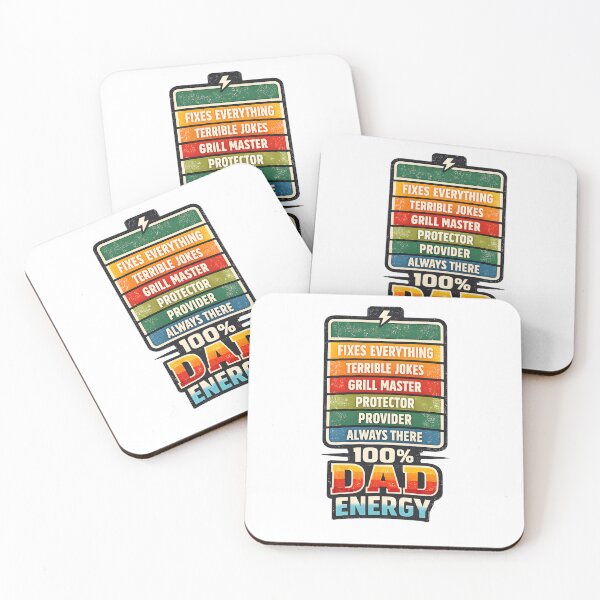 Item preview, 100% Dad Energy Funny Father’s Day Shirt designed and sold by Lewis-mart.