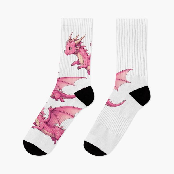 Item preview, Flying Pink Dragons Fantasy Illustration Collection designed and sold by Karolina’s Cozy Creations.