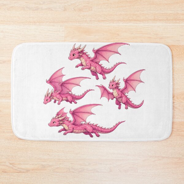 Item preview, Flying Pink Dragons Fantasy Illustration Collection designed and sold by Karolina’s Cozy Creations.