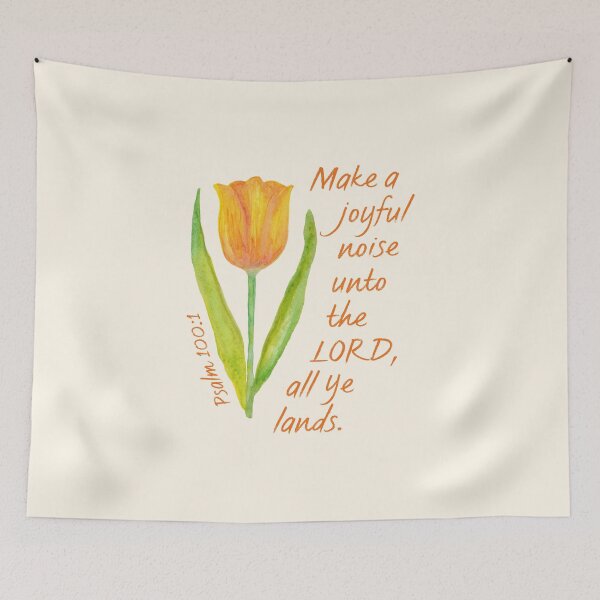 Item preview, Psalm 100:1 Make A Joyful Noise Unto The LORD, All Ye Lands designed and sold by Angela Dow.