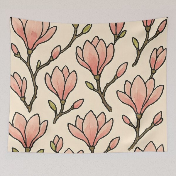 Item preview, Magnolia Flowers  designed and sold by GraphicsClub.