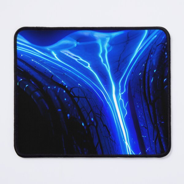 Item preview, Azure Surge – Electric Blue Forged Carbon & Neon Energy designed and sold by Forged Aesthetics.