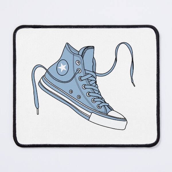 Item preview, Airy blue high tops designed and sold by MickeyEdwards.