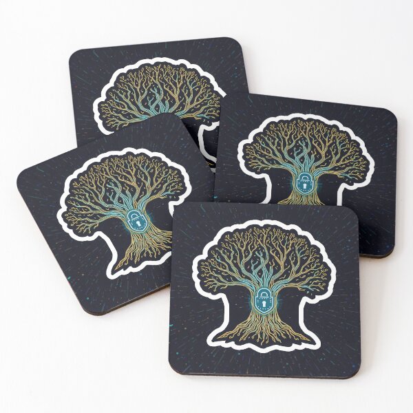 Item preview, ​Tree of Life White Line Art designed and sold by ArtistKmarKbs.