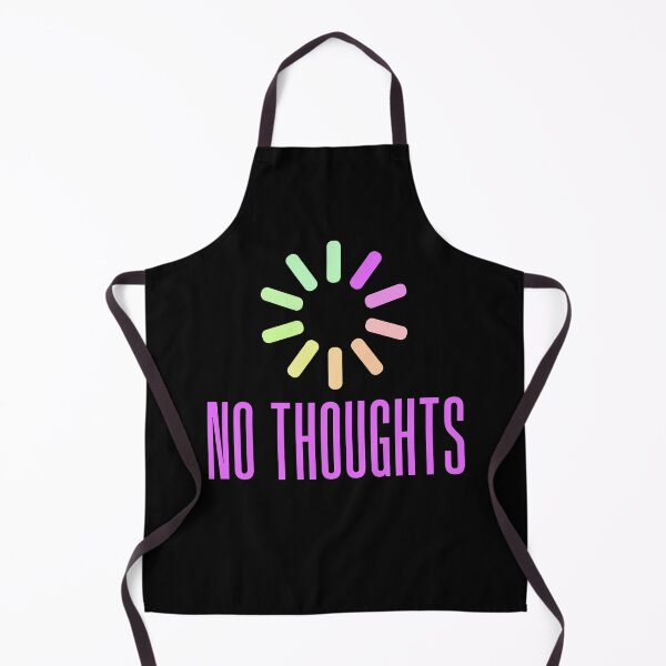 Item preview, No Thoughts. Buffering Pastel Pink Meme Typography designed and sold by Memes N Lore .