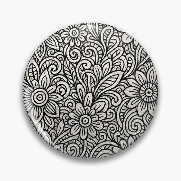 Item preview, Vintage Floral Zen Doodle designed and sold by Sybille-Yates.