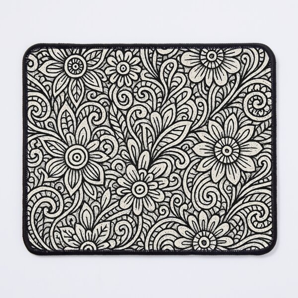Item preview, Vintage Floral Zen Doodle designed and sold by Sybille-Yates.
