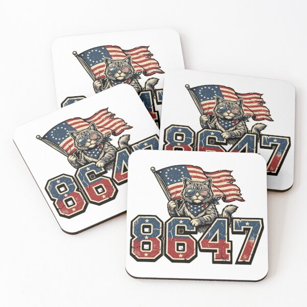 Item preview, 8647 usa flag sunglasses cat lover art designed and sold by ArtDesignTp.