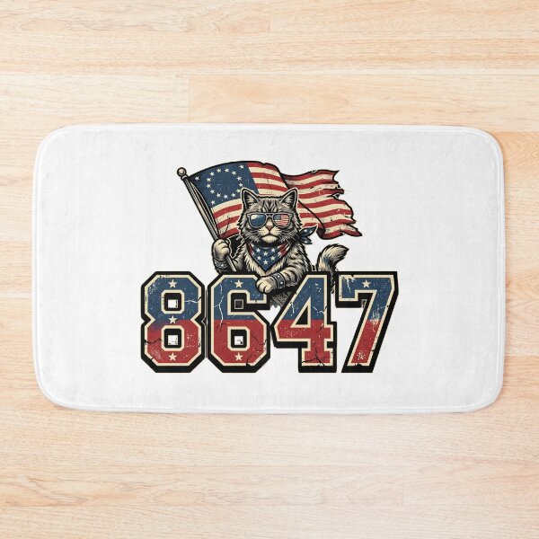 Item preview, 8647 usa flag sunglasses cat lover art designed and sold by ArtDesignTp.