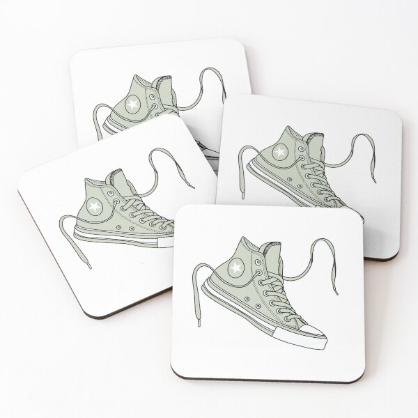Item preview, Almost aqua blue high tops designed and sold by MickeyEdwards.
