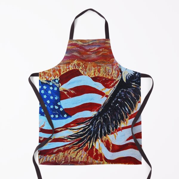 Item preview, Flaming Eagle and Flag designed and sold by MarkedByHeaven.
