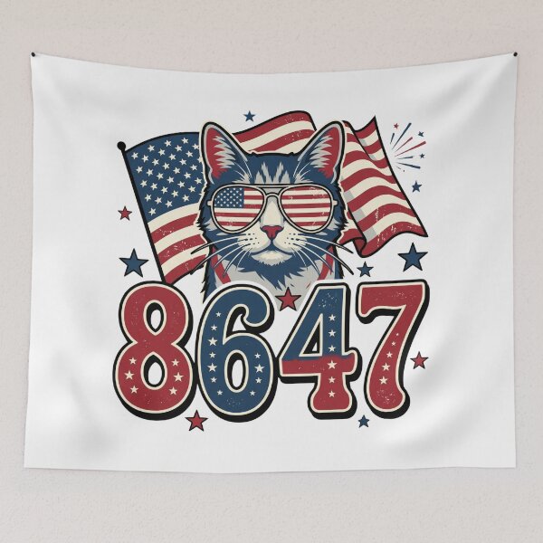 Item preview, american pride cat funny 8647 graphic designed and sold by ArtDesignTp.