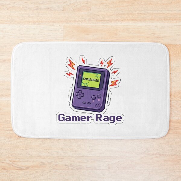 Item preview, Retro Pixel Art Gamer Rage Funny Video Game Console Sticker designed and sold by JeevanStickers.