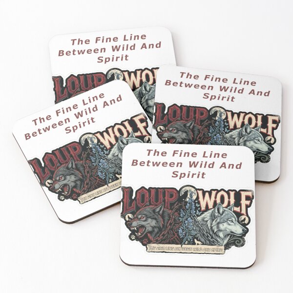 Item preview, The Fine Line Between Wild and Spirit Wolf Art designed and sold by Alta-store.