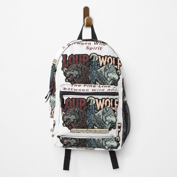 Item preview, The Fine Line Between Wild and Spirit Wolf Art designed and sold by Alta-store.