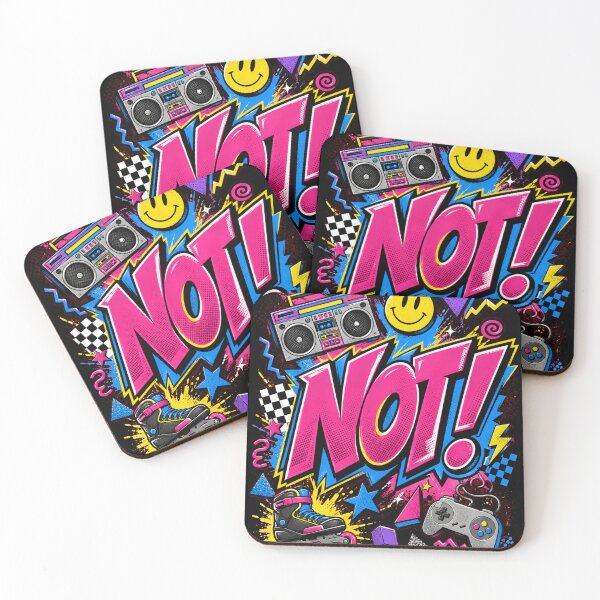 Item preview, Not! - Retro 90s Throwback designed and sold by Vintage Vibes by Paul Boyer.