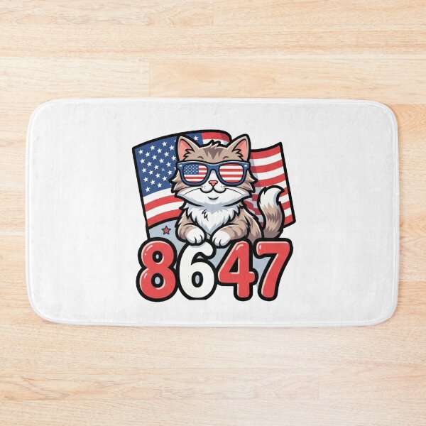 Item preview, 8647 patriotic kitty american sunglasses designed and sold by ArtDesignTp.