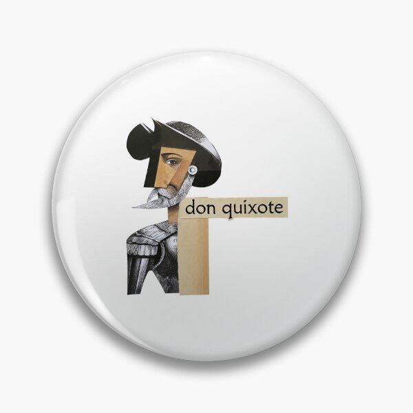 Item preview,  Don Quixote – Cervantes | Literary Collage Portrait Art Print | Classic Novel Poster designed and sold by OzzFrequency.