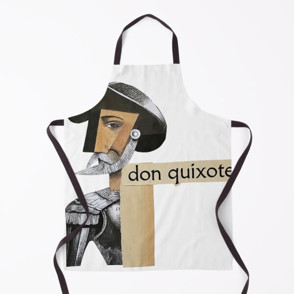 Item preview, Don Quixote – Cervantes | Literary Collage Portrait Art Print | Classic Novel Poster designed and sold by OzzFrequency.