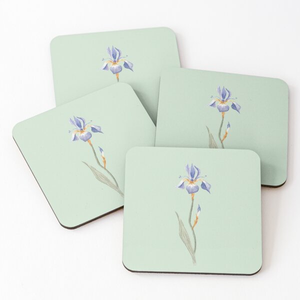 Item preview, Watercolor Iris flower designed and sold by Hymaginaire.