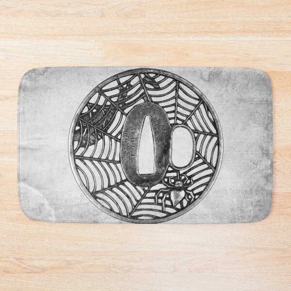 Item preview, Antique Japanese Tsuba Spider Web Sword Guard designed and sold by Ghoul Enterprises.