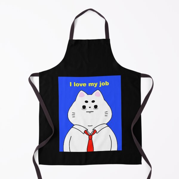 Item preview, Sarcastic tired cat, I love my job designed and sold by luvissaya.