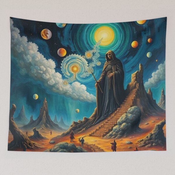 Item preview, Planetary Landscape with Colorful Sky designed and sold by RAISC.