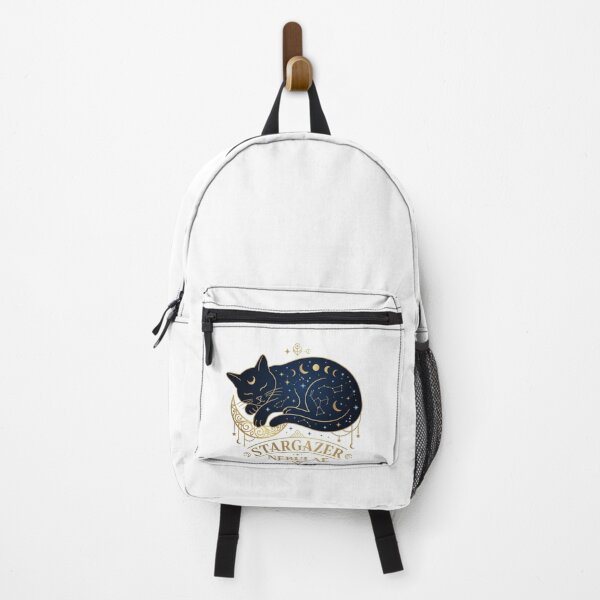 Item preview, Stargazer Nebulae Aesthetic Celestial Sleeping Cat Sticker designed and sold by JeevanStickers.