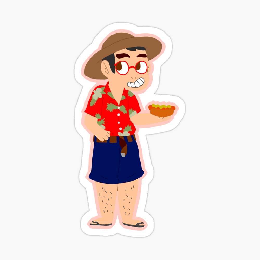 Filthy Frank Safari Man Sticker Filthy Frank Safari Man Sticker