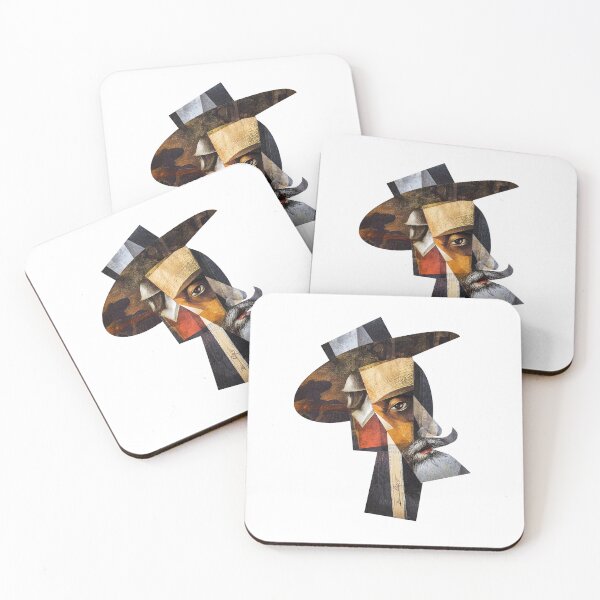 Item preview, Don Quixote – Cervantes | Literary Collage Portrait Art Print | Classic Novel Poster designed and sold by OzzFrequency.