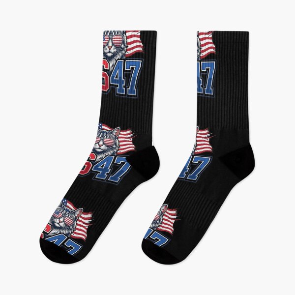 Item preview, 8647 patriotic cat sunglasses flag graphic designed and sold by ArtDesignTp.