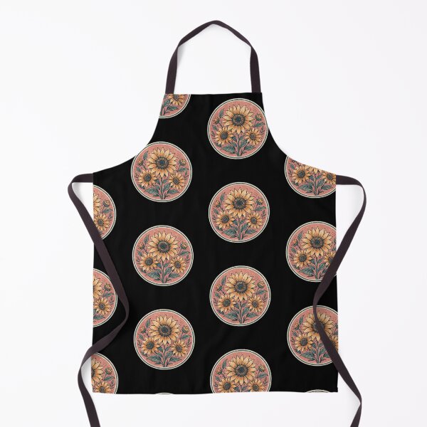 Item preview, Distressed Floral Circular Design Sunflower Vintage Flowers 70s 80s 90s  designed and sold by OnPointOutfits.