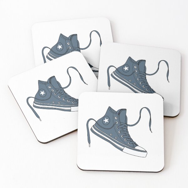 Item preview, Blue fusion high tops designed and sold by MickeyEdwards.