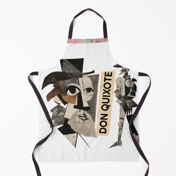 Item preview, Don Quixote – Cervantes | Literary Collage Portrait Art Print | Classic Novel Poster designed and sold by OzzFrequency.