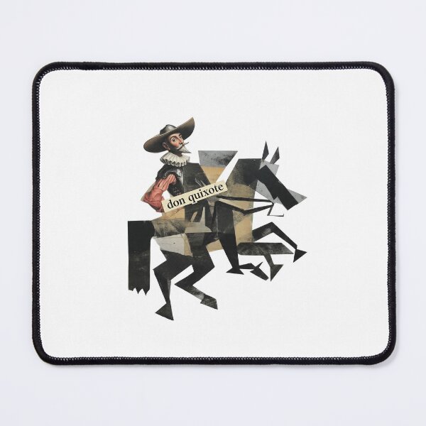 Item preview, Don Quixote – Cervantes | Literary Collage Portrait Art Print | Classic Novel Poster designed and sold by OzzFrequency.
