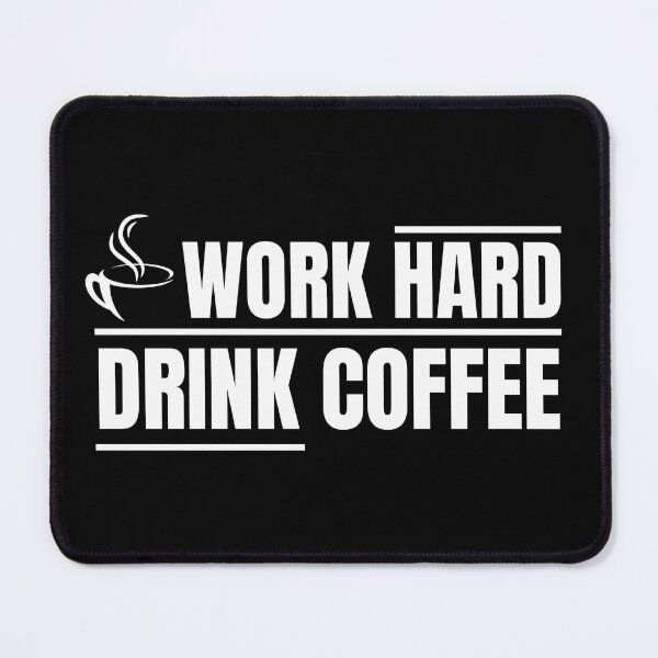 Item preview, Work Hard Drink Coffee Shirt – Funny Coffee Lover Work Classic T-Shirt designed and sold by Line-Mood1⭐️⭐️⭐️⭐️⭐️.